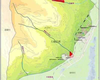 大王村災害潛勢地圖