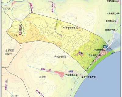 三村災害潛勢地圖